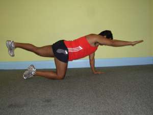 4-point kneeling